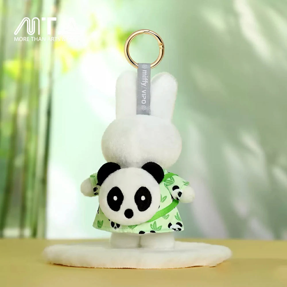 VIPO x Miffy Panda Series Keychain & Plush Doll