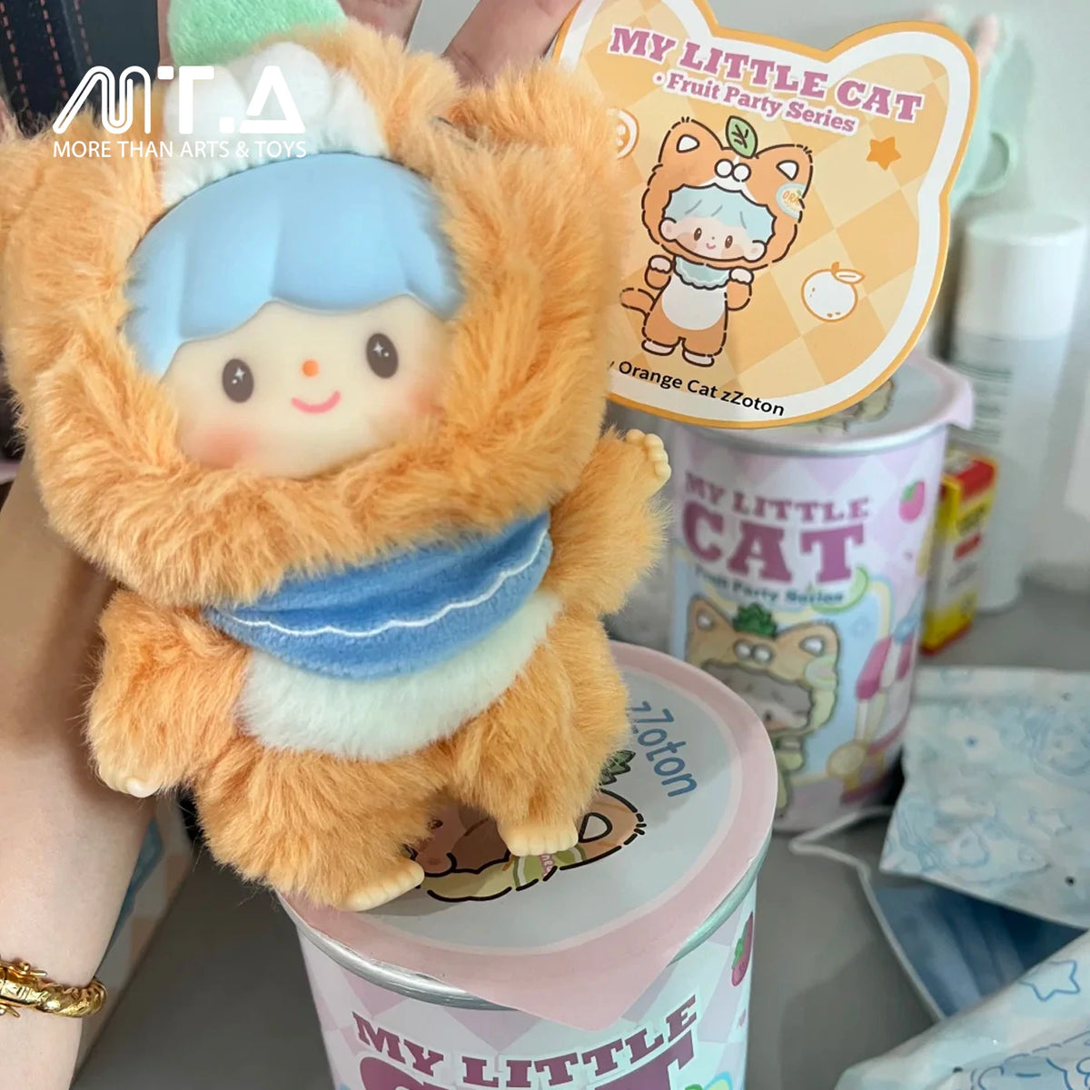 Honey Orange Cat zZoton bag charm