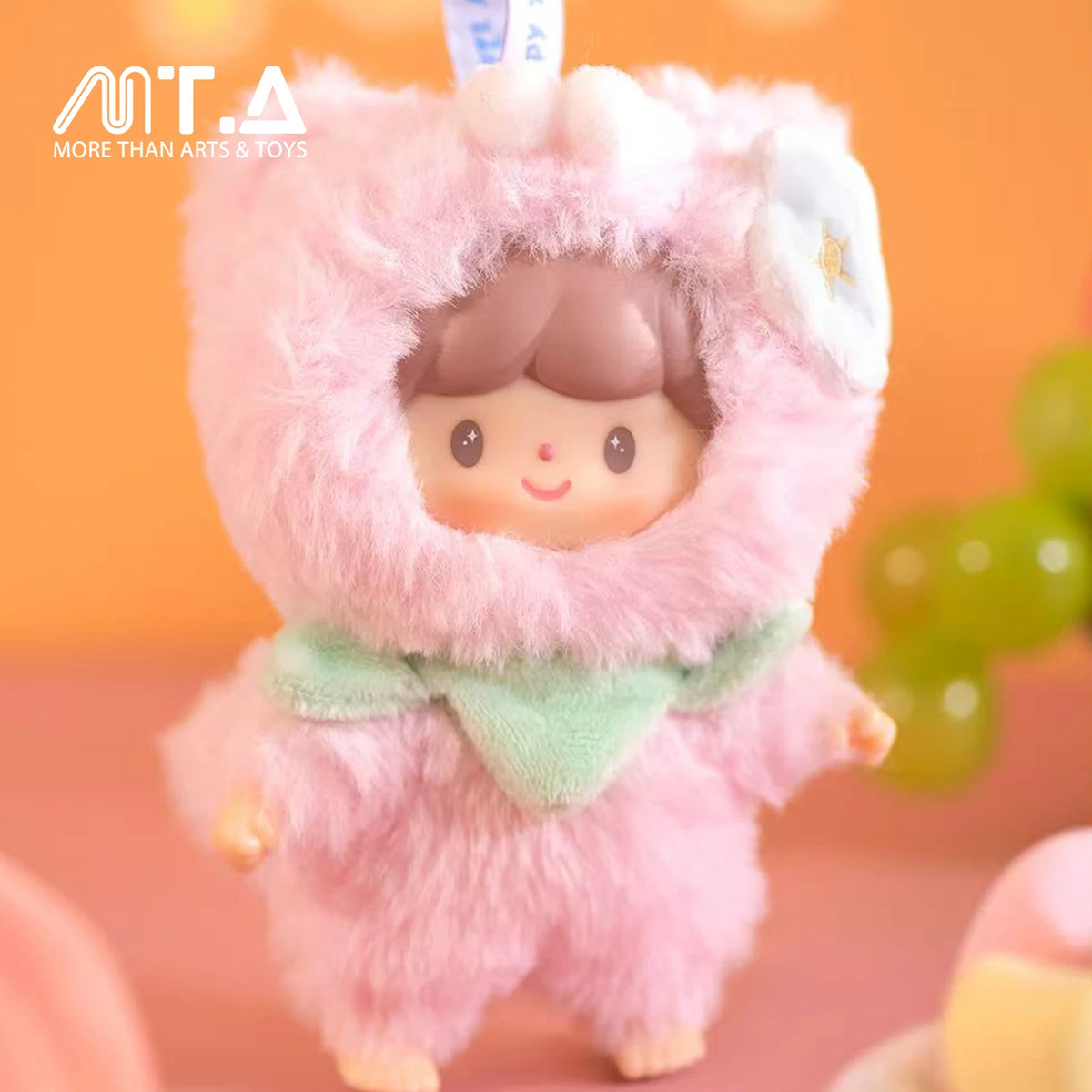 Strawberry Cat zZoton plush keychain